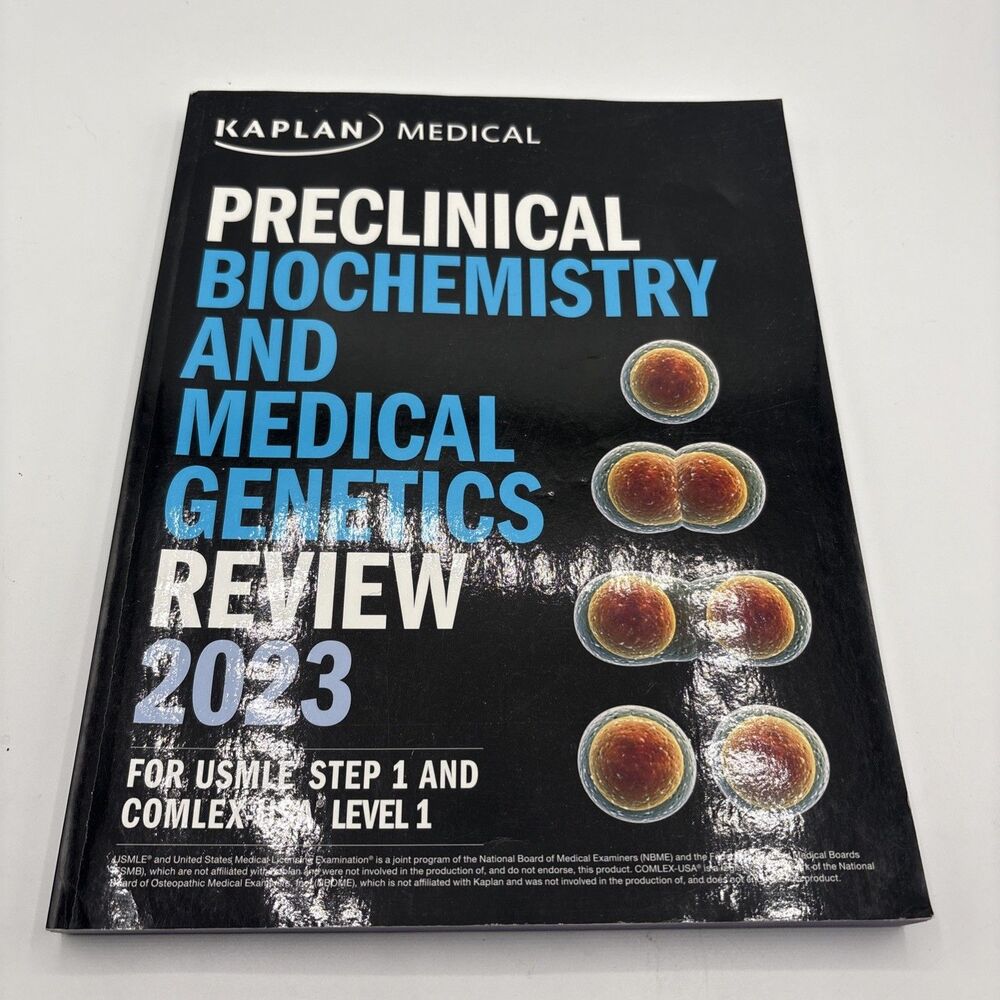 Kaplan Medical Preclinical BioChemistry & Medical Genetics Review 2023 Usmle
